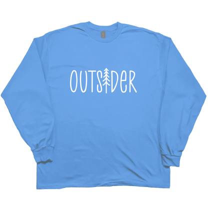 Outsider Adult Long Sleeve Tee - Muddy Boots Clothing - Long Sleeve Tee