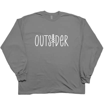 Outsider Adult Long Sleeve Tee - Muddy Boots Clothing - Long Sleeve Tee