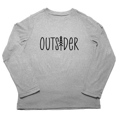 Outsider Adult Long Sleeve Tee - Muddy Boots Clothing - Long Sleeve Tee