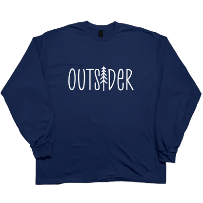 Outsider Adult Long Sleeve Tee - Muddy Boots Clothing - Long Sleeve Tee