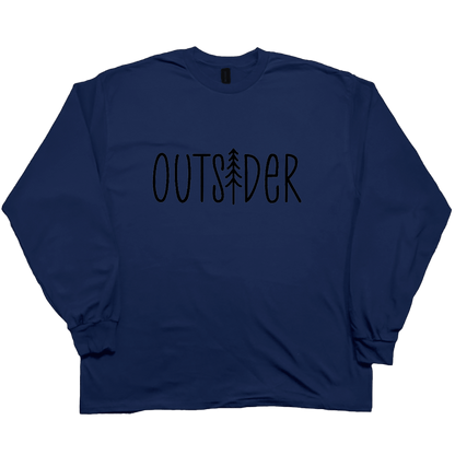 Outsider Adult Long Sleeve Tee - Muddy Boots Clothing - Long Sleeve Tee
