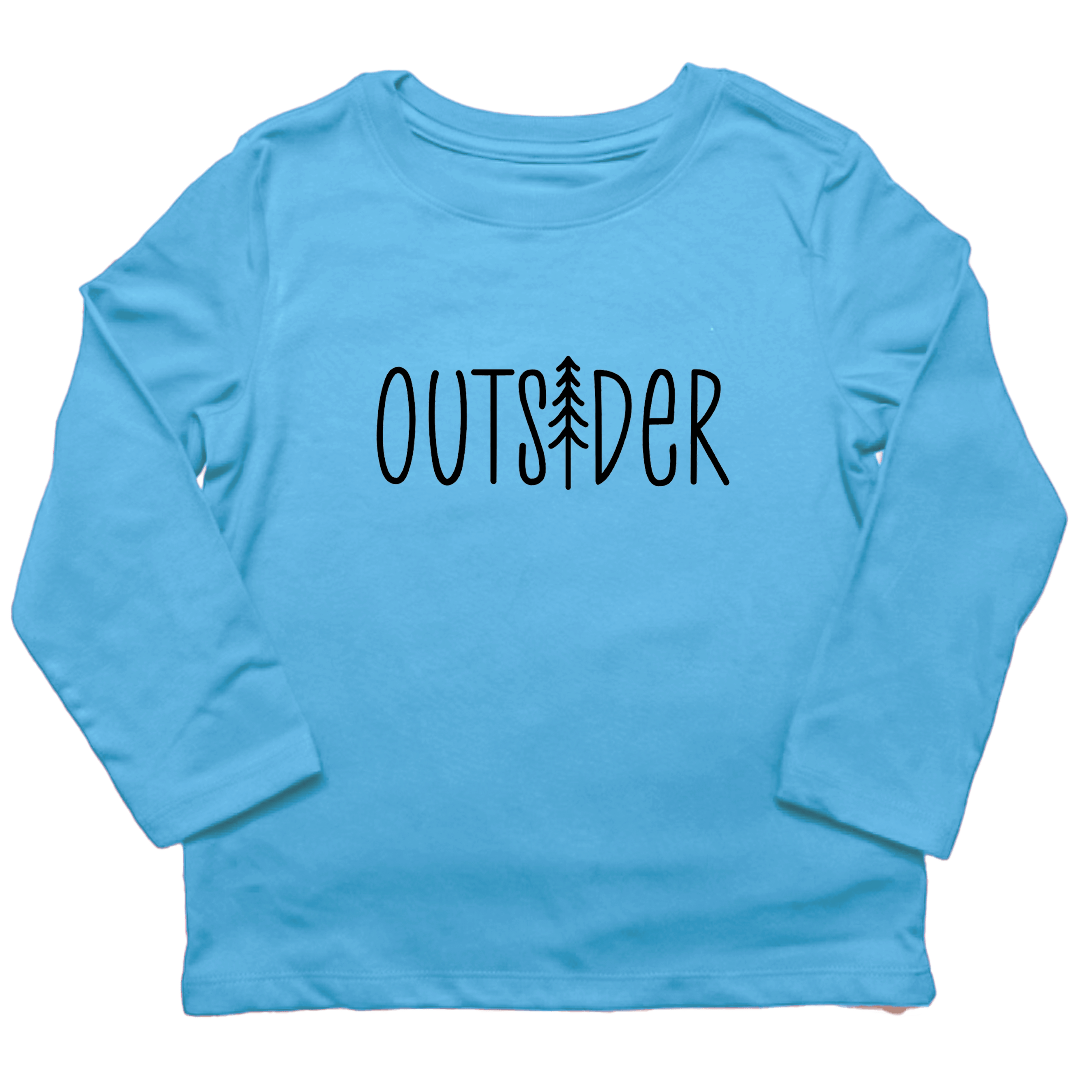 Outsider Kids Long Sleeve Tee - Muddy Boots Clothing - Long Sleeve Tee