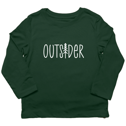 Outsider Kids Long Sleeve Tee - Muddy Boots Clothing - Long Sleeve Tee