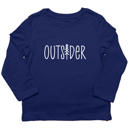 Outsider Kids Long Sleeve Tee - Muddy Boots Clothing - Long Sleeve Tee