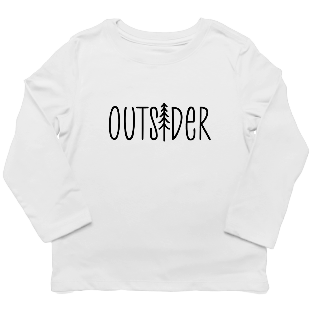 Outsider Kids Long Sleeve Tee - Muddy Boots Clothing - Long Sleeve Tee