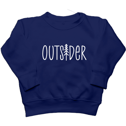 Outsider Toddler Crew Neck Sweatshirt - Muddy Boots Clothing - Crew Neck Sweatshirt