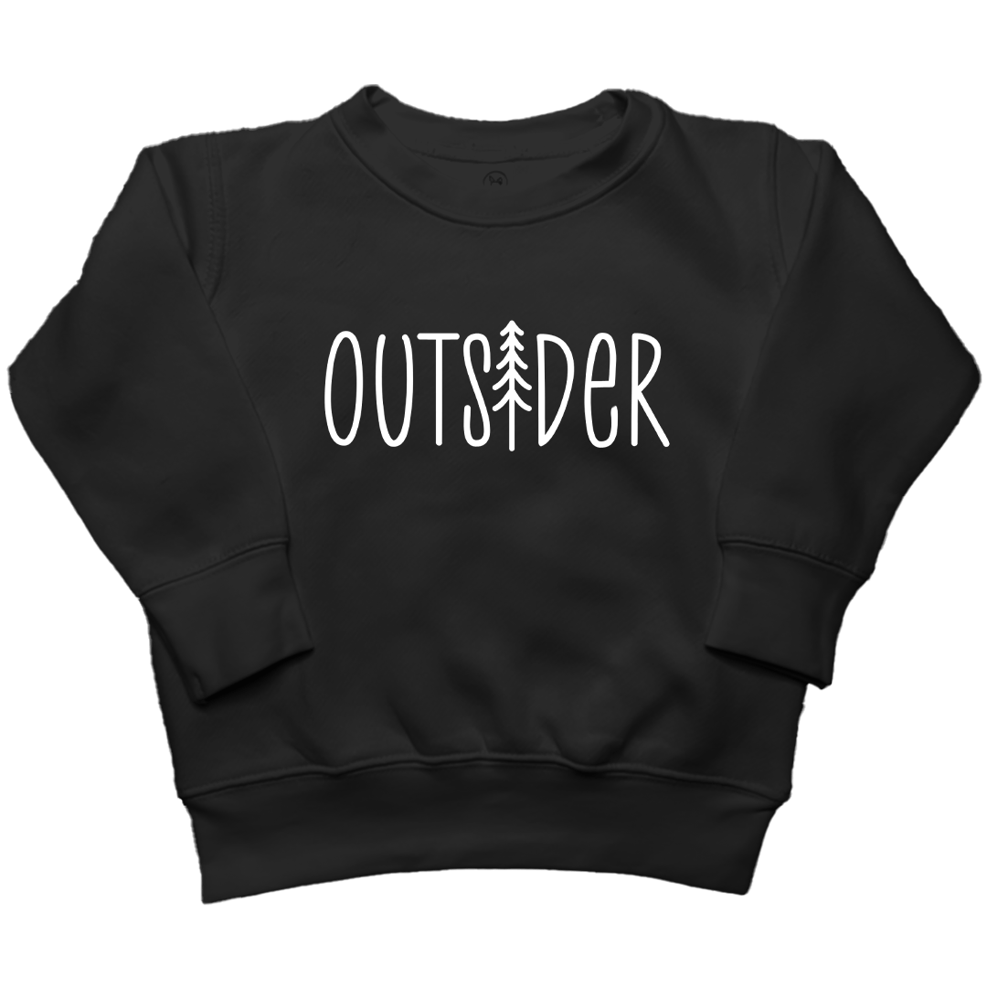 Outsider Toddler Crew Neck Sweatshirt - Muddy Boots Clothing - Crew Neck Sweatshirt