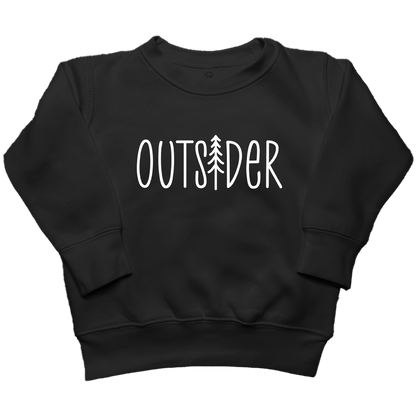 Outsider Toddler Crew Neck Sweatshirt - Muddy Boots Clothing - Crew Neck Sweatshirt