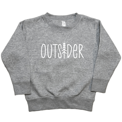 Outsider Toddler Crew Neck Sweatshirt - Muddy Boots Clothing - Crew Neck Sweatshirt