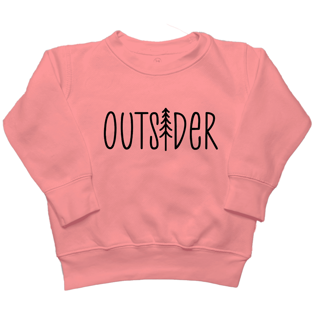 Outsider Toddler Crew Neck Sweatshirt - Muddy Boots Clothing - Crew Neck Sweatshirt
