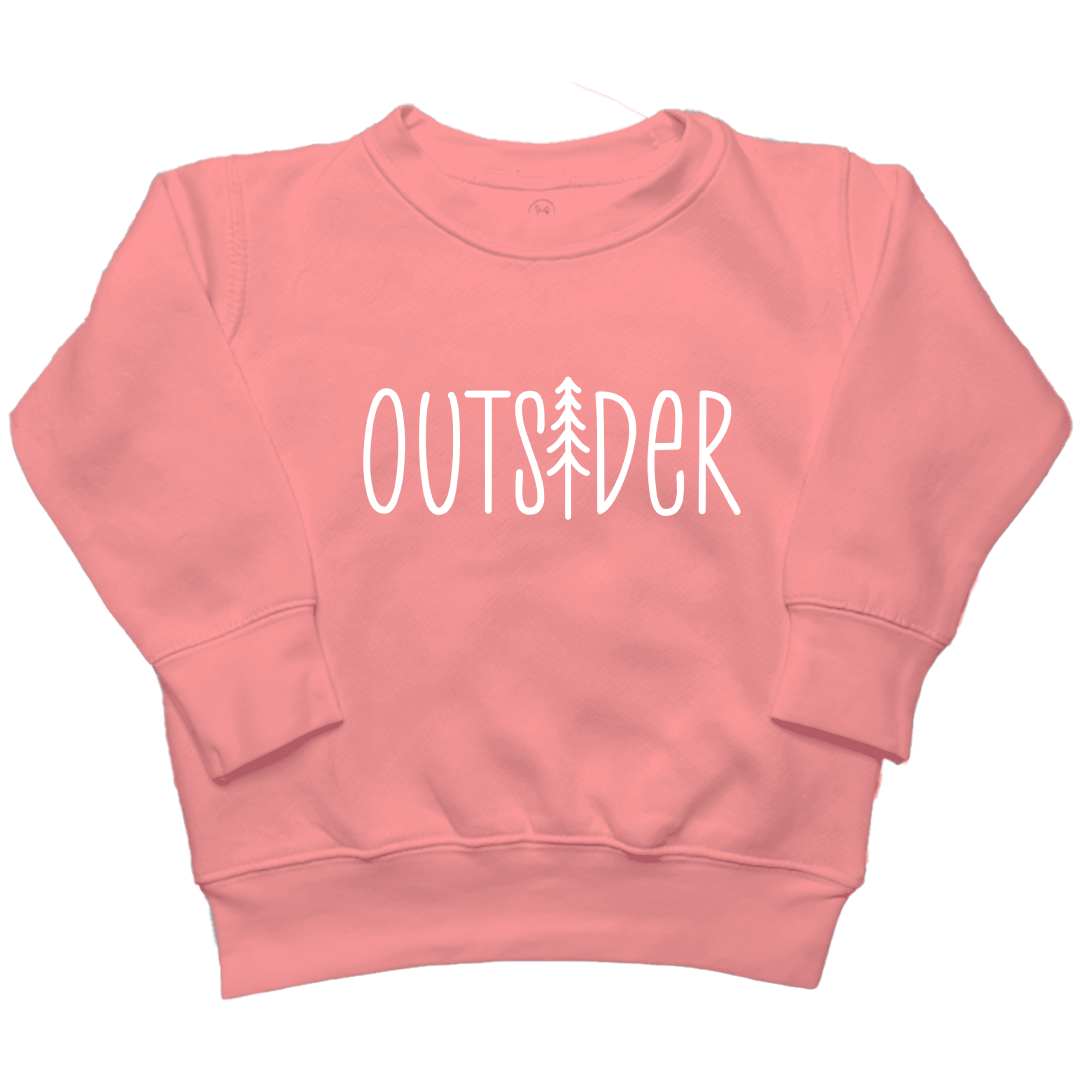 Outsider Toddler Crew Neck Sweatshirt - Muddy Boots Clothing - Crew Neck Sweatshirt