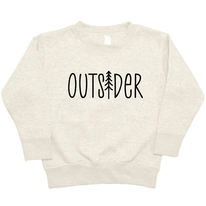Outsider Toddler Crew Neck Sweatshirt - Muddy Boots Clothing - Crew Neck Sweatshirt