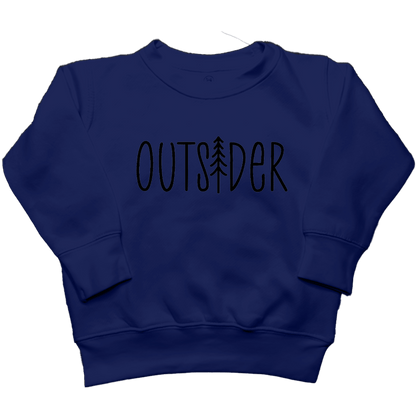 Outsider Toddler Crew Neck Sweatshirt - Muddy Boots Clothing - Crew Neck Sweatshirt