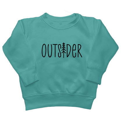 Outsider Toddler Crew Neck Sweatshirt - Muddy Boots Clothing - Crew Neck Sweatshirt