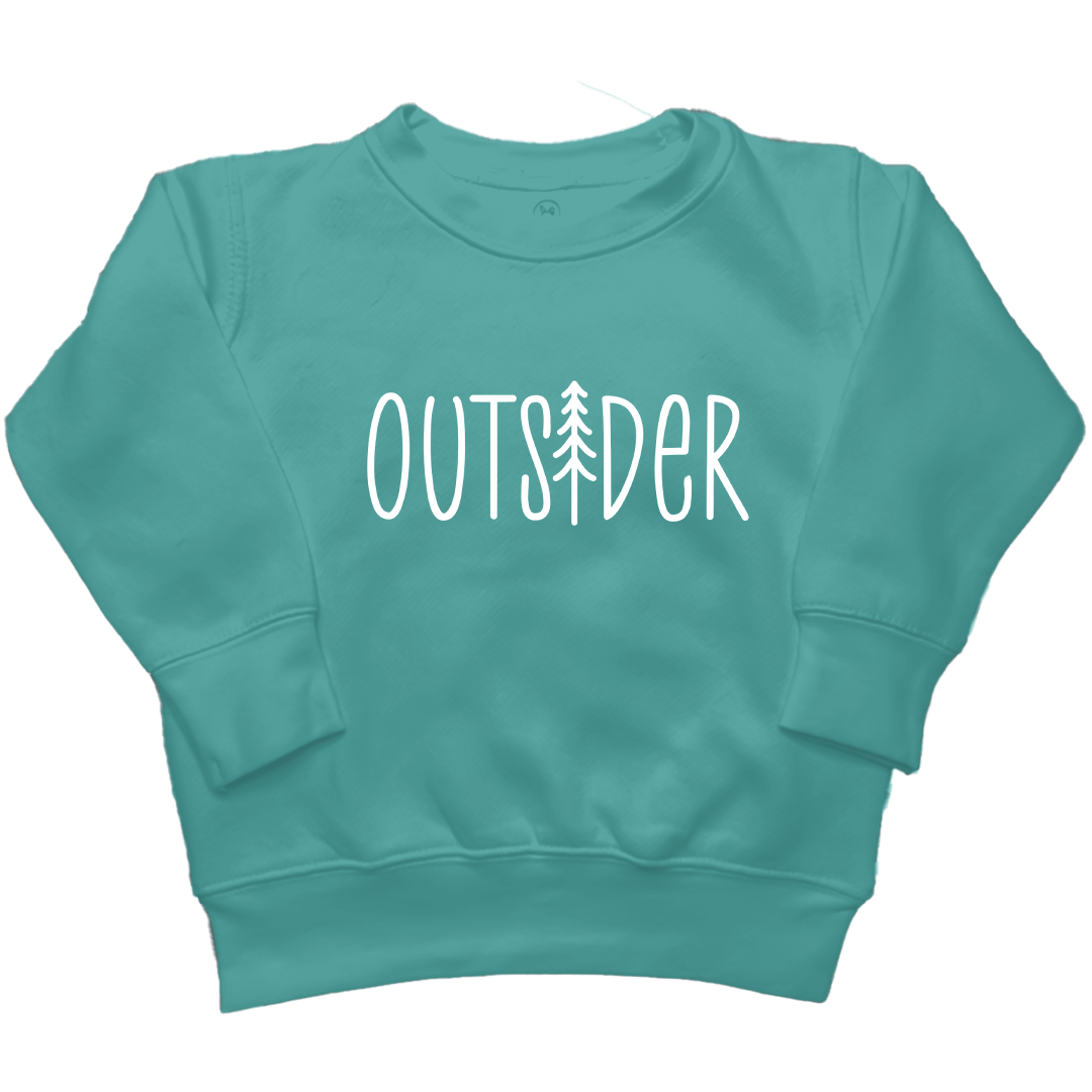 Outsider Toddler Crew Neck Sweatshirt - Muddy Boots Clothing - Crew Neck Sweatshirt