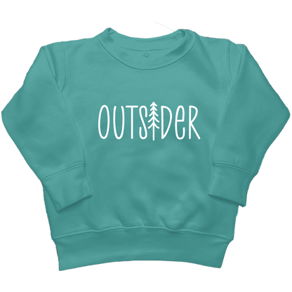 Outsider Toddler Crew Neck Sweatshirt - Muddy Boots Clothing - Crew Neck Sweatshirt