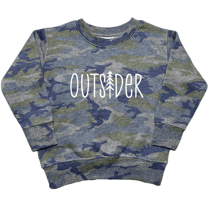 Outsider Toddler Crew Neck Sweatshirt - Muddy Boots Clothing - Crew Neck Sweatshirt