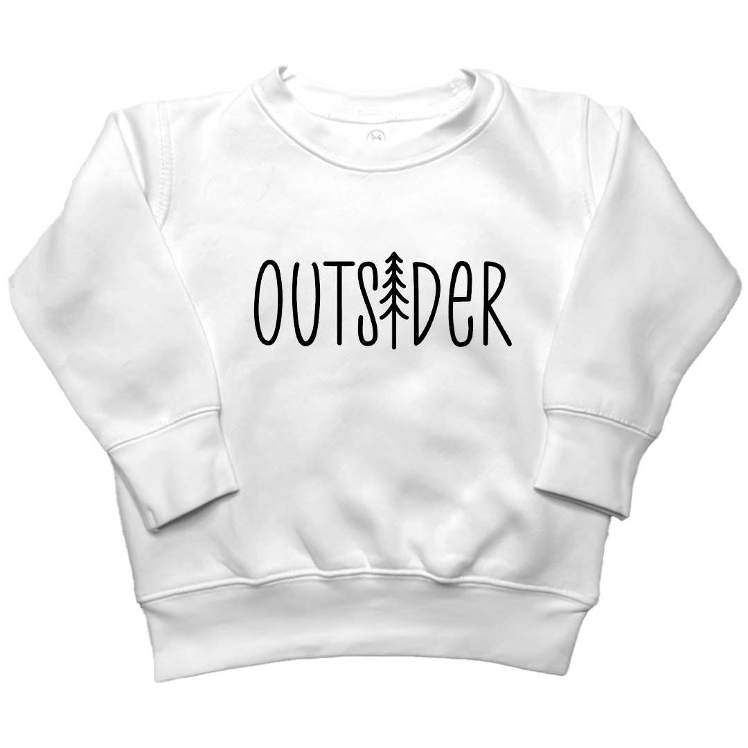 Outsider Toddler Crew Neck Sweatshirt - Muddy Boots Clothing - Crew Neck Sweatshirt