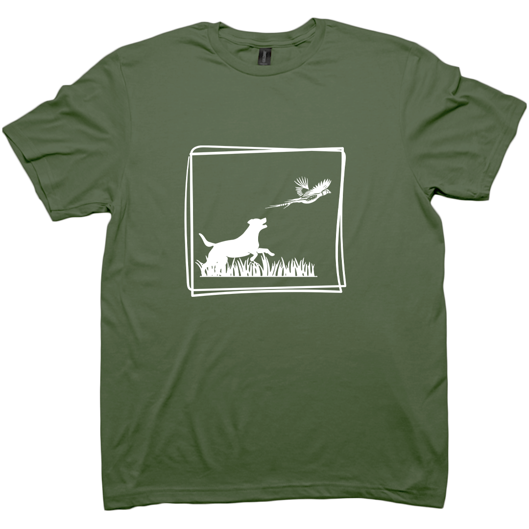 Pheasant Flush Adult Tee - Muddy Boots Clothing - T-Shirt