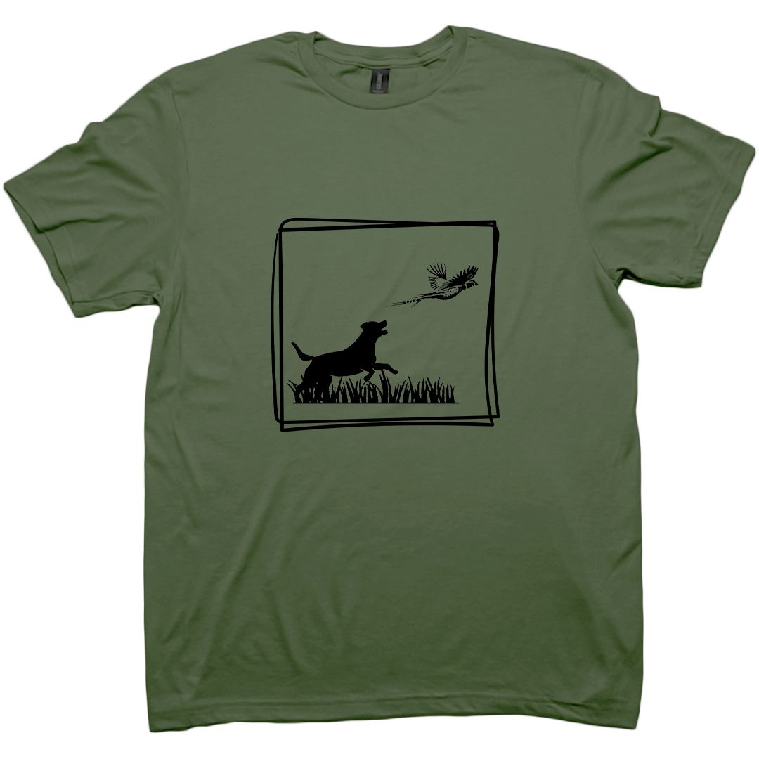 Pheasant Flush Adult Tee - Muddy Boots Clothing - T-Shirt