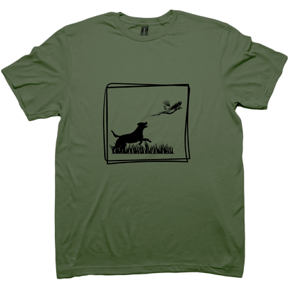 Pheasant Flush Adult Tee - Muddy Boots Clothing - T-Shirt