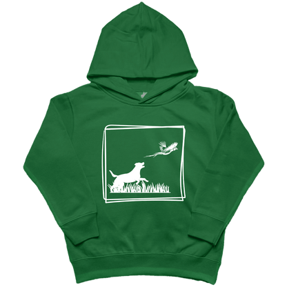 Pheasant Flush Kids Hoodie - Muddy Boots Clothing - Hoodie