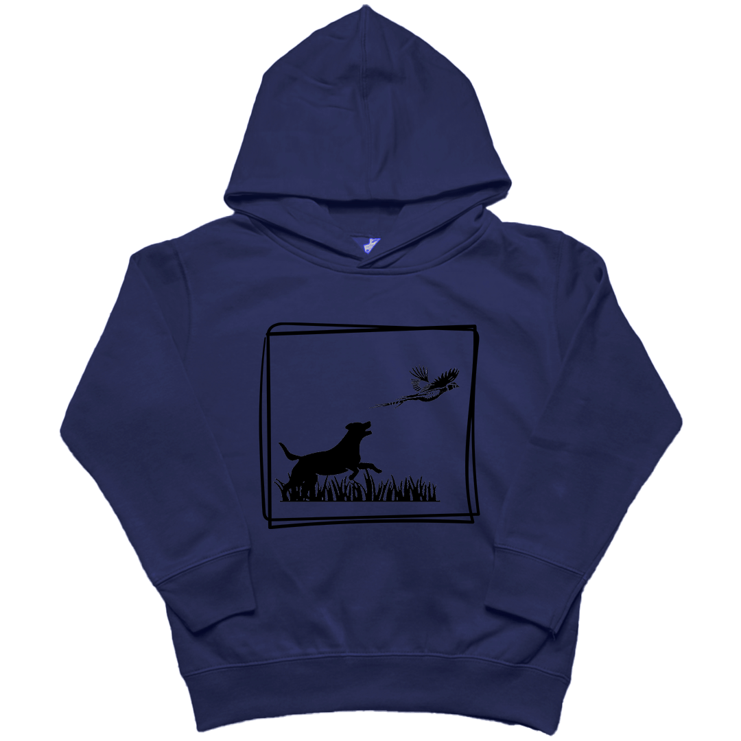 Pheasant Flush Toddler Hoodie - Muddy Boots Clothing - Hoodie