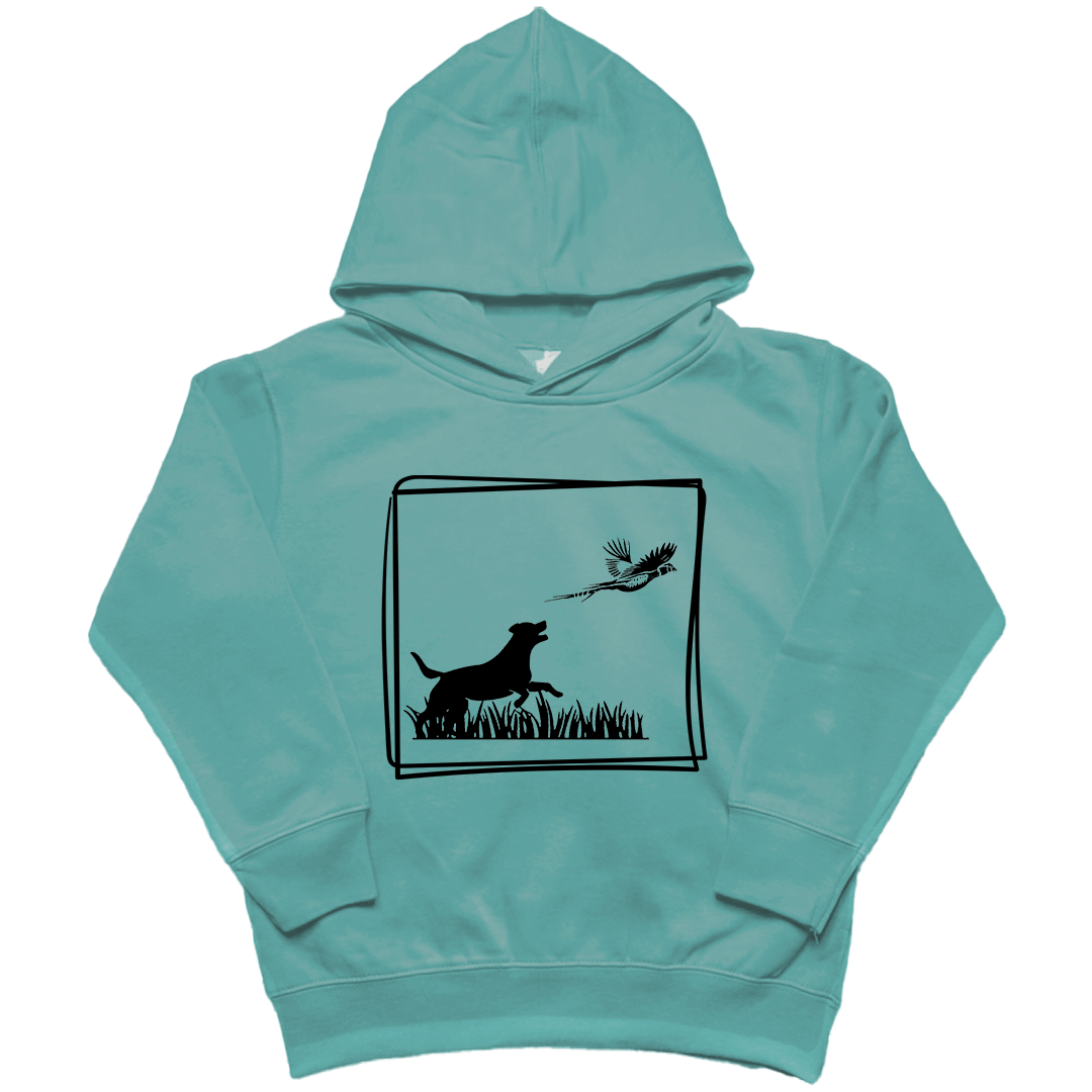 Pheasant Flush Toddler Hoodie - Muddy Boots Clothing - Hoodie