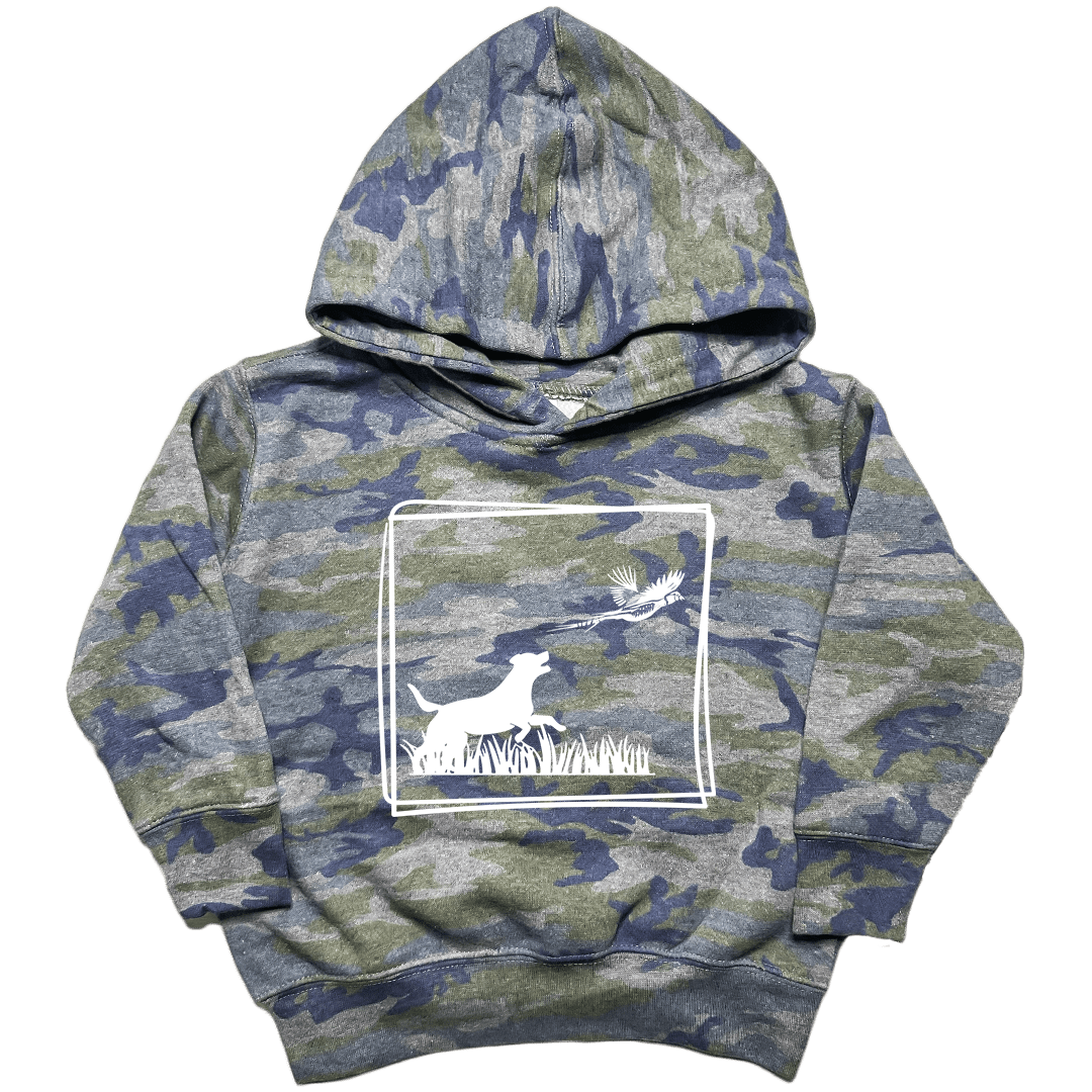 Pheasant Flush Toddler Hoodie - Muddy Boots Clothing - Hoodie