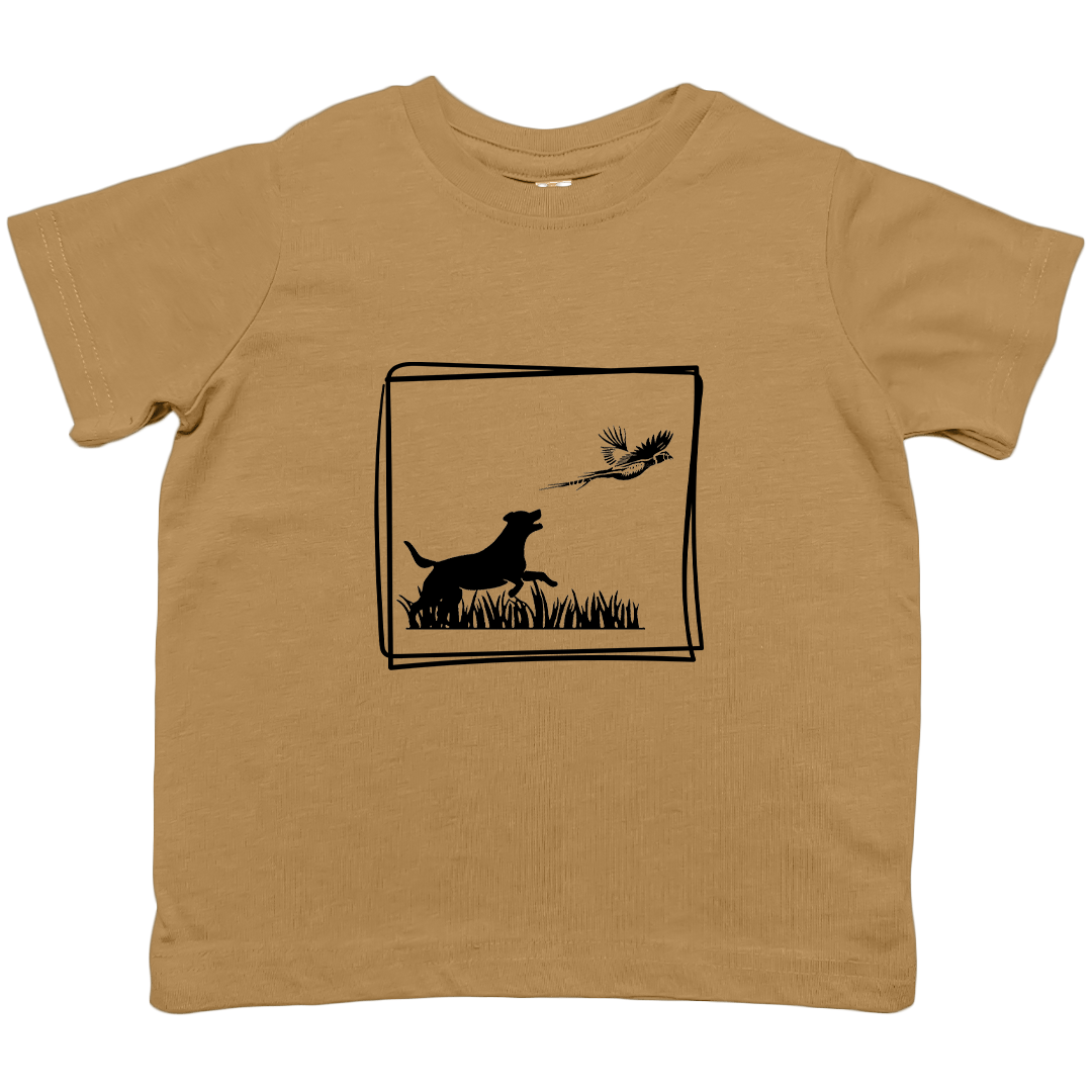 Pheasant Flush Toddler Tee - Muddy Boots Clothing - T-Shirt