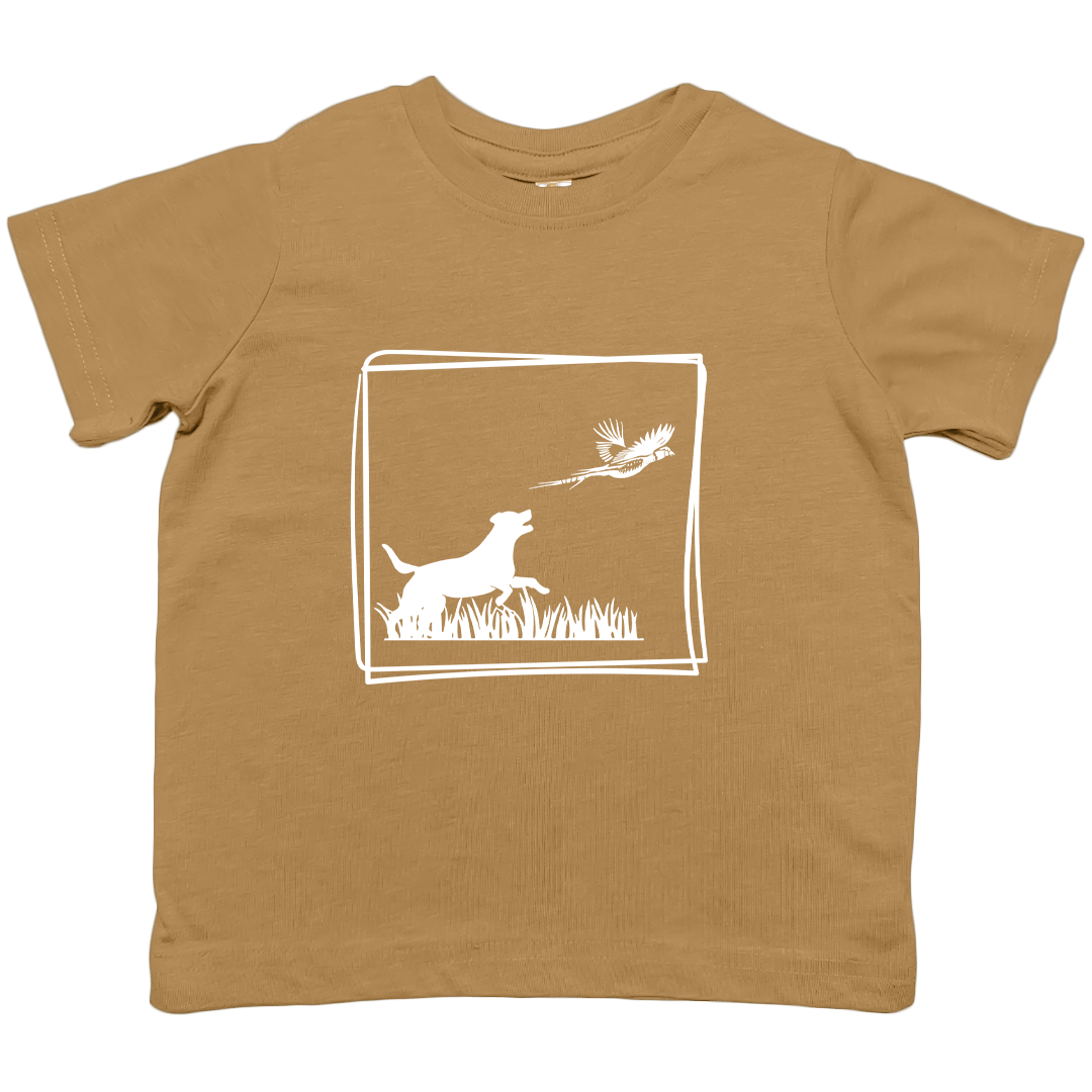 Pheasant Flush Toddler Tee - Muddy Boots Clothing - T-Shirt