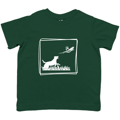 Pheasant Flush Toddler Tee - Muddy Boots Clothing - T-Shirt