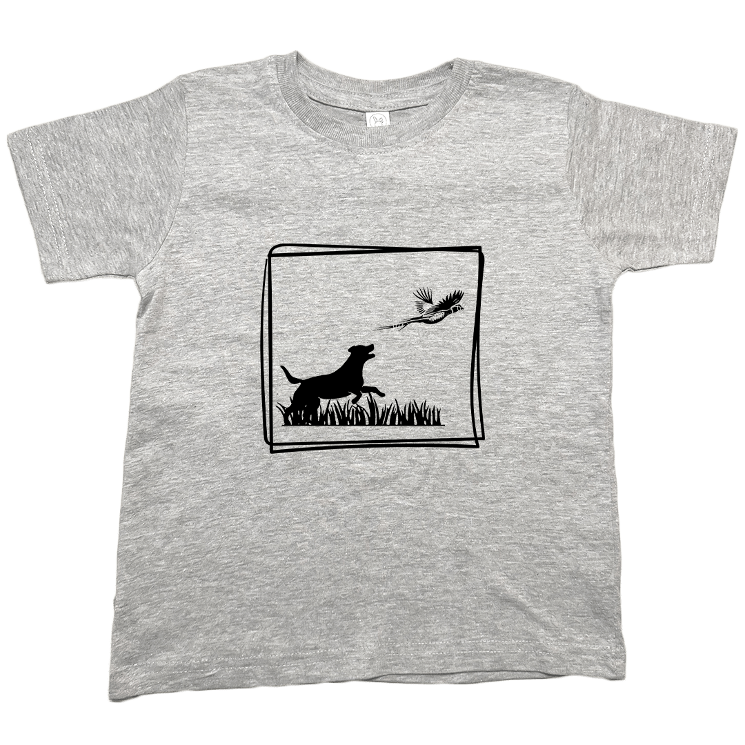 Pheasant Flush Toddler Tee - Muddy Boots Clothing - T-Shirt