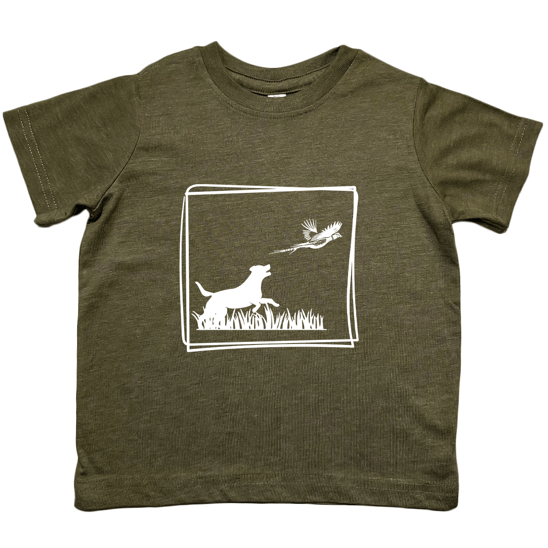 Pheasant Flush Toddler Tee - Muddy Boots Clothing - T-Shirt