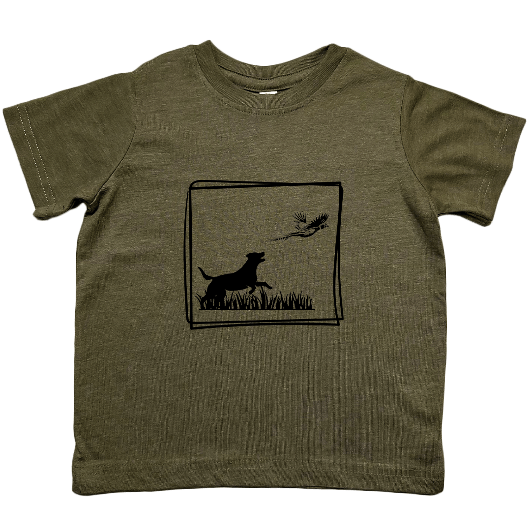 Pheasant Flush Toddler Tee - Muddy Boots Clothing - T-Shirt
