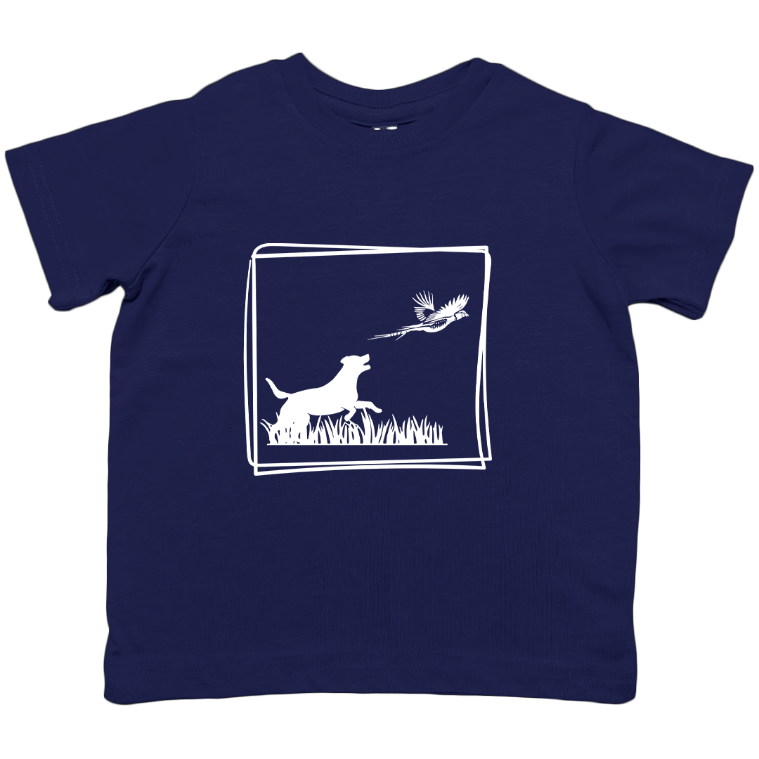 Pheasant Flush Toddler Tee - Muddy Boots Clothing - T-Shirt