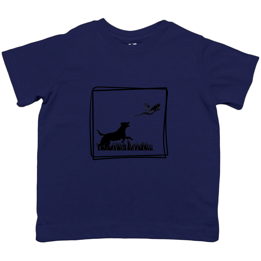 Pheasant Flush Toddler Tee - Muddy Boots Clothing - T-Shirt