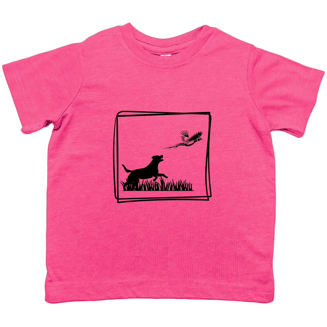 Pheasant Flush Toddler Tee - Muddy Boots Clothing - T-Shirt