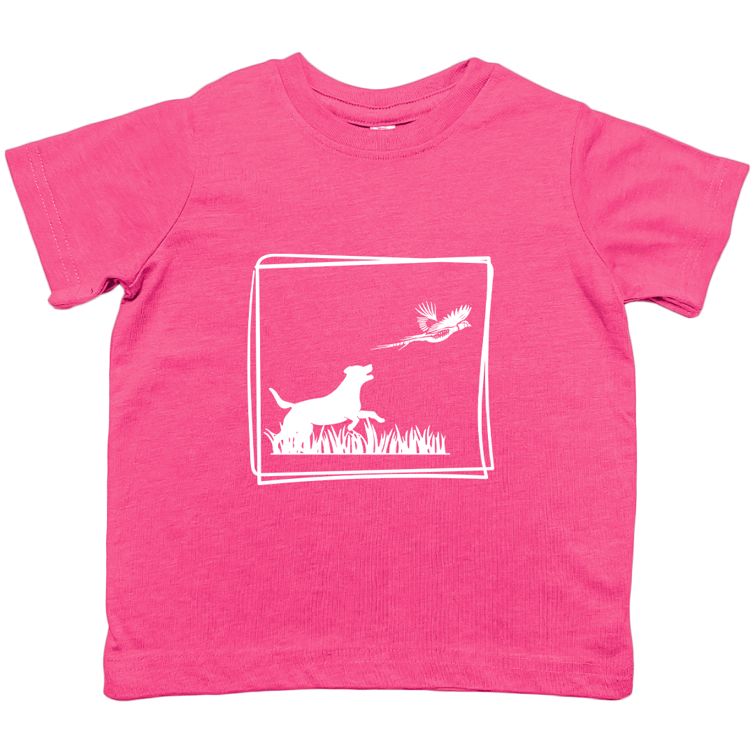 Pheasant Flush Toddler Tee - Muddy Boots Clothing - T-Shirt