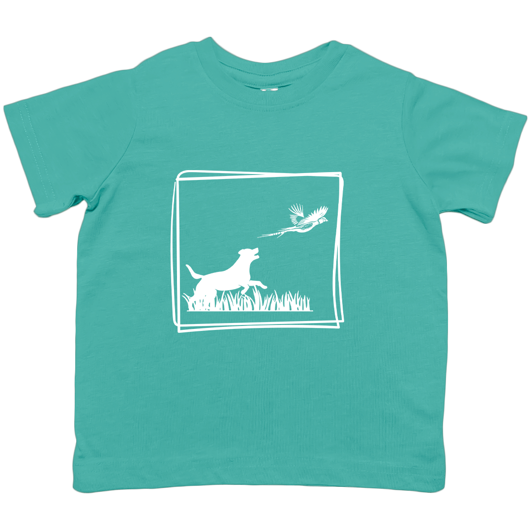 Pheasant Flush Toddler Tee - Muddy Boots Clothing - T-Shirt