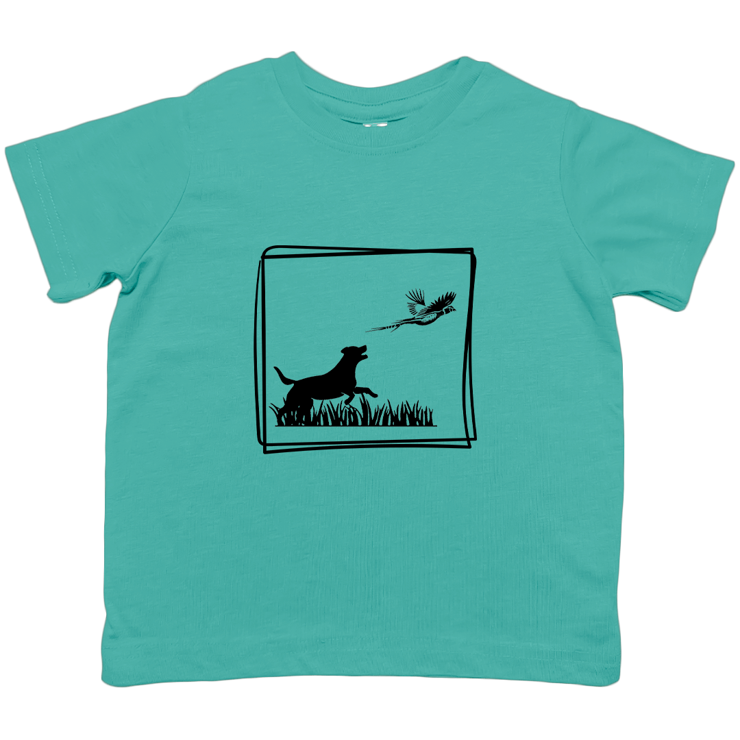 Pheasant Flush Toddler Tee - Muddy Boots Clothing - T-Shirt
