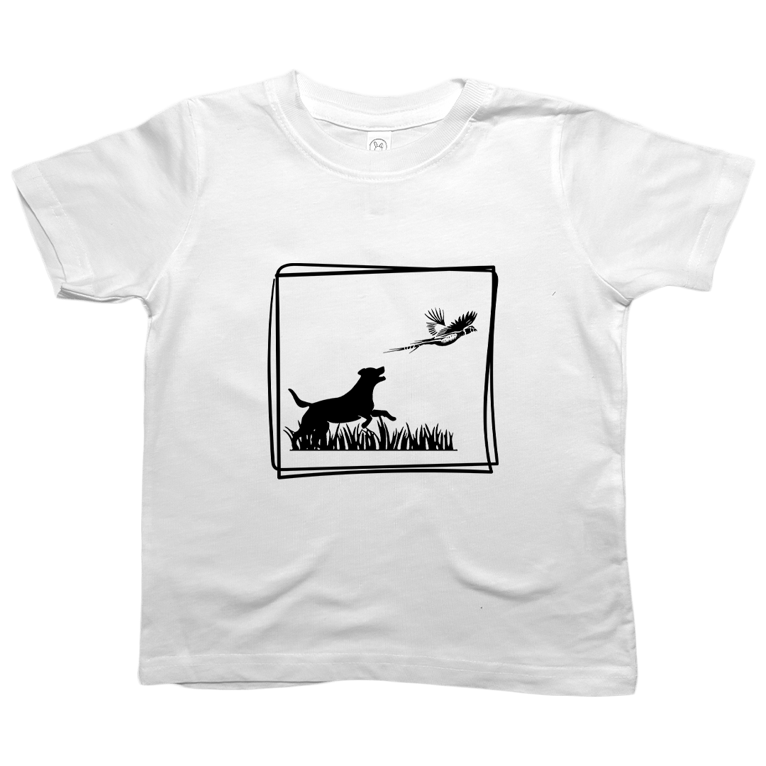 Pheasant Flush Toddler Tee - Muddy Boots Clothing - T-Shirt