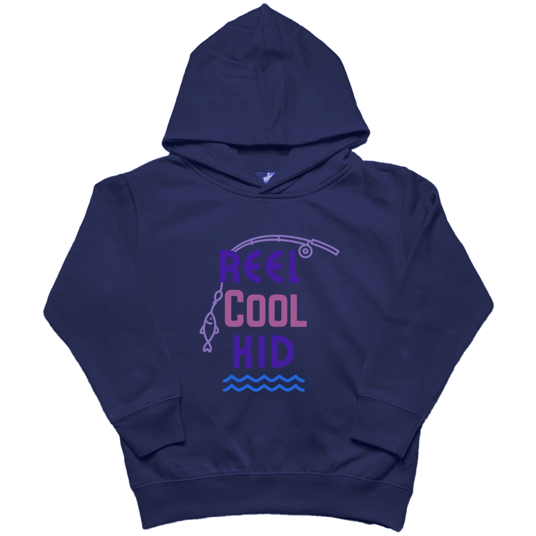 Reel Cool Kid Toddler Hoodie - Muddy Boots Clothing - Hoodie