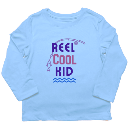 Reel Cool Kid Toddler Long Sleeve Tee - Muddy Boots Clothing - Long Sleeve Tee
