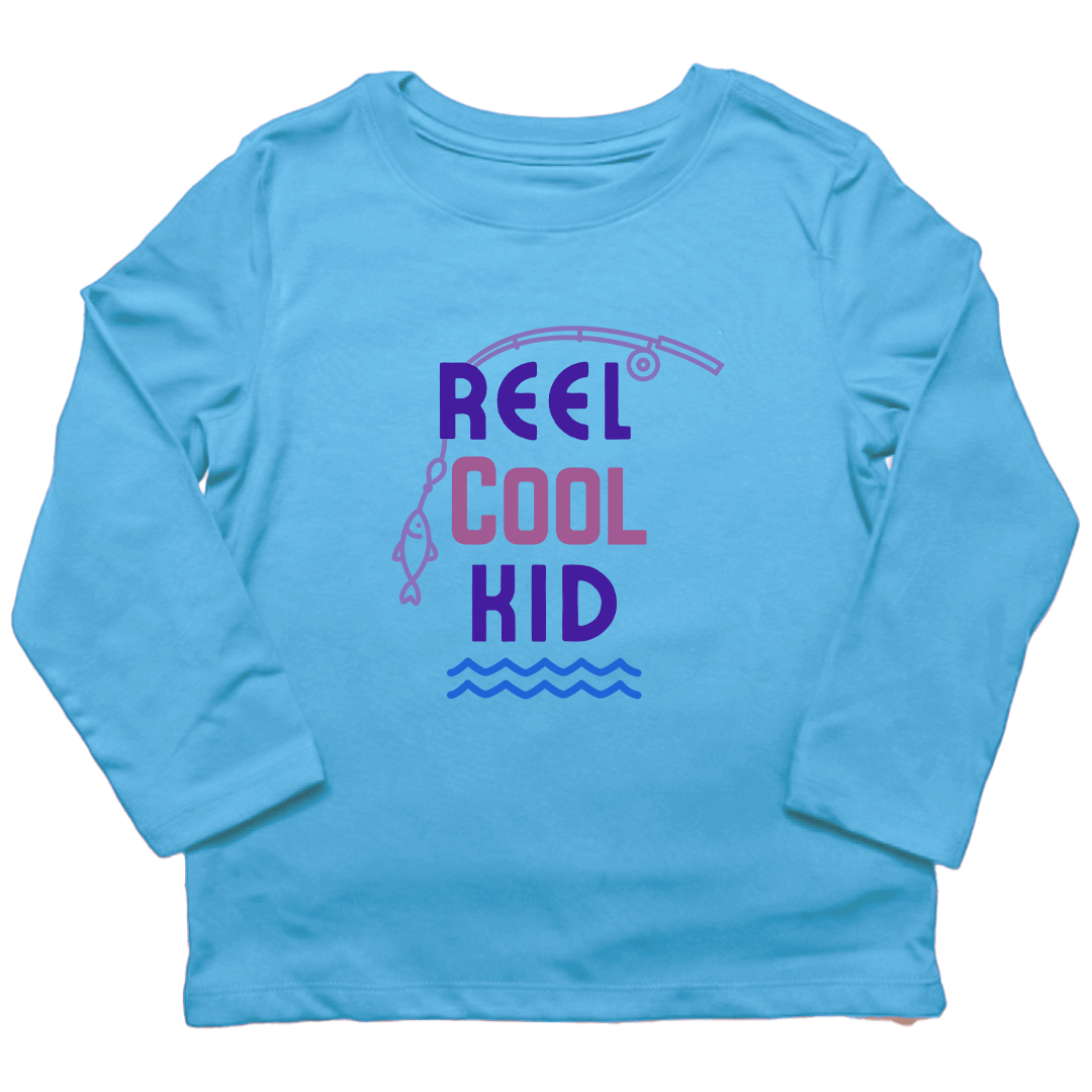 Reel Cool Kids Long Sleeve Tee - Muddy Boots Clothing - Long Sleeve Tee