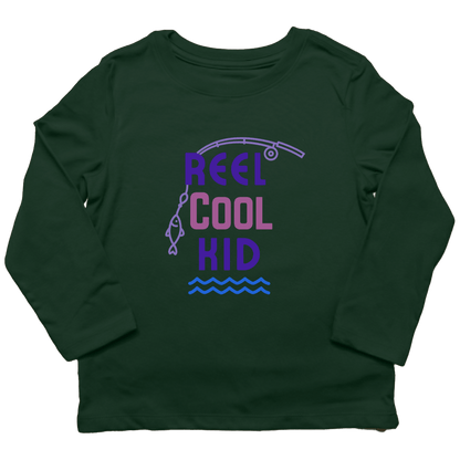 Reel Cool Kids Long Sleeve Tee - Muddy Boots Clothing - Long Sleeve Tee