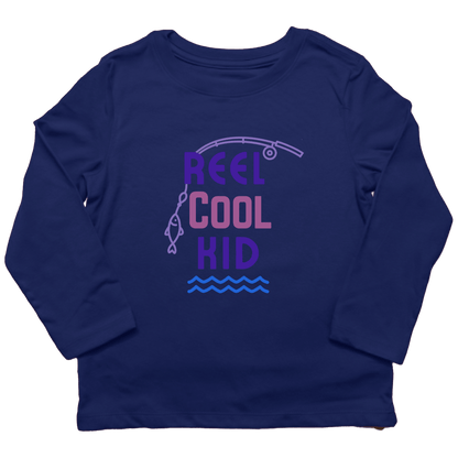 Reel Cool Kids Long Sleeve Tee - Muddy Boots Clothing - Long Sleeve Tee