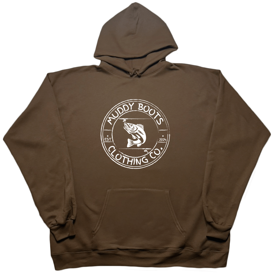 Rod Bending Adult Hoodie - Muddy Boots Clothing - Hoodie