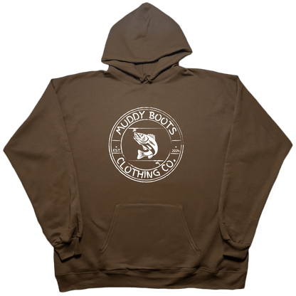 Rod Bending Adult Hoodie - Muddy Boots Clothing - Hoodie