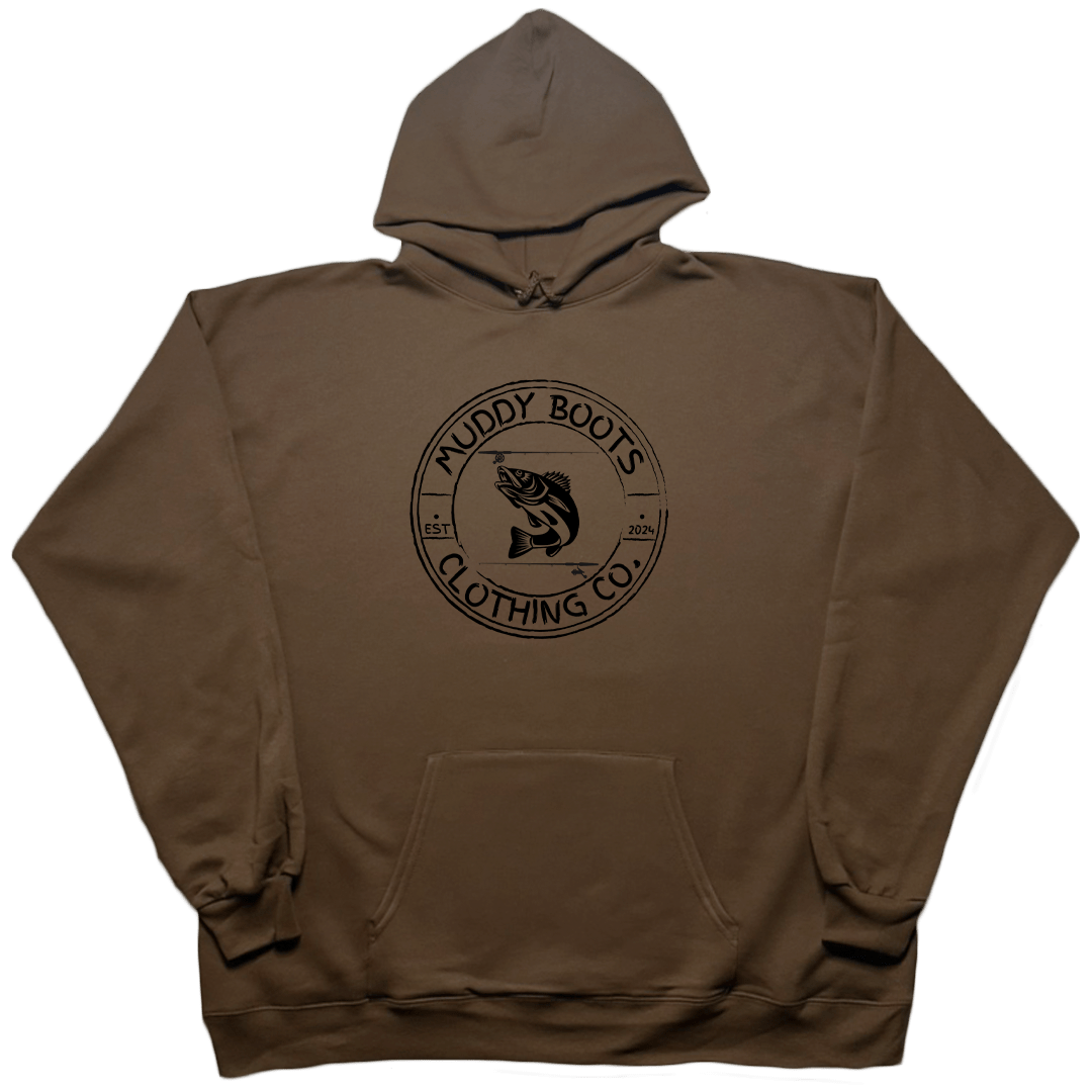 Rod Bending Adult Hoodie - Muddy Boots Clothing - Hoodie